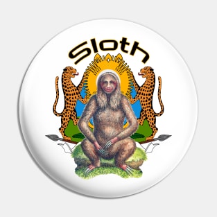 Sloth the king of the forest Pin