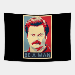 Be a Man Tapestry