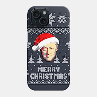 Bill Clinton Merry Christmas Phone Case