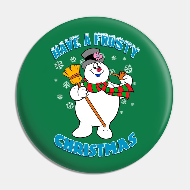 Frosty the snowman Pin by OniSide