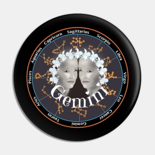 New Gemini Zodiac sign Pin