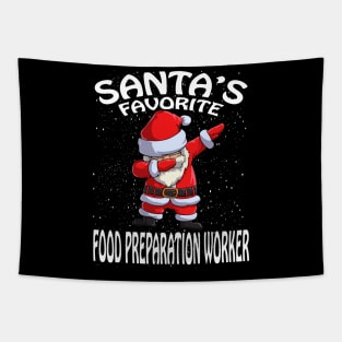 Santas Favorite Food Preparation Worker Christmas Tapestry