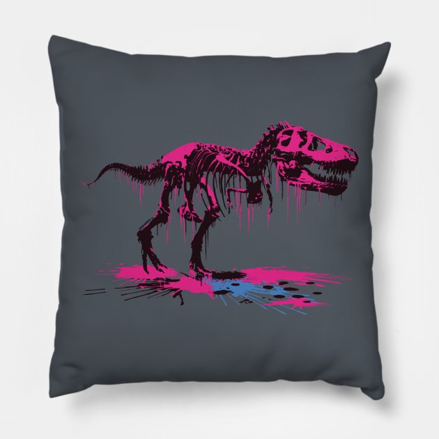 Drip Dry T-Rex Pillow by Siegeworks