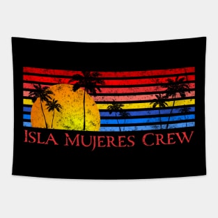 Isla Mujeres Crew Mexican Caribbean Group Vacation Tapestry