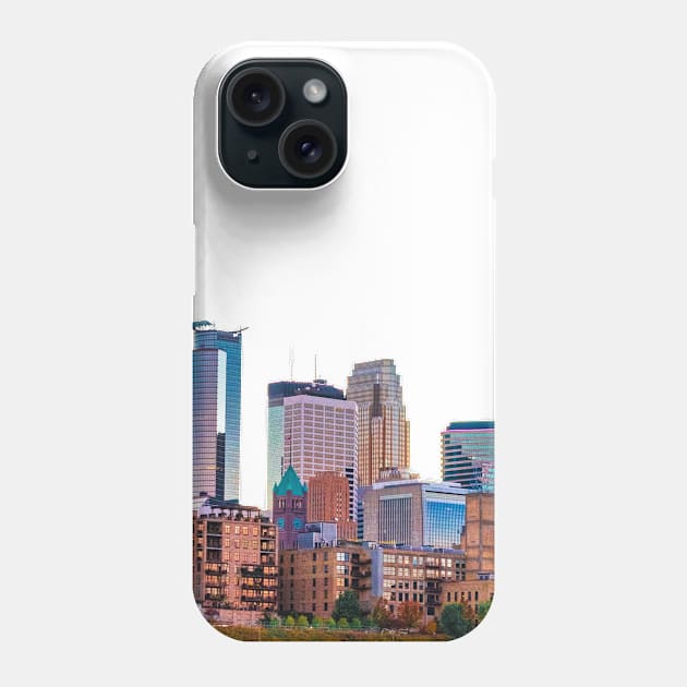 Minneapolis Minnesota Skyline Phone Case by tonylonder