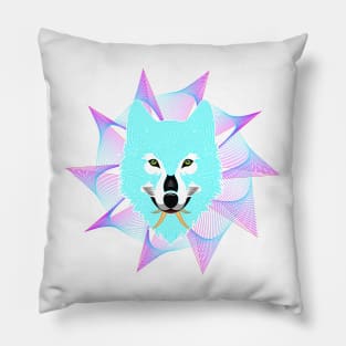 The Head Wolf Pillow