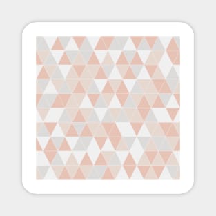 Modern Colorful Triangle Pattern Magnet