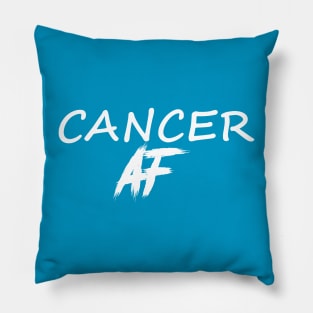 CANCER AF WHITE Pillow