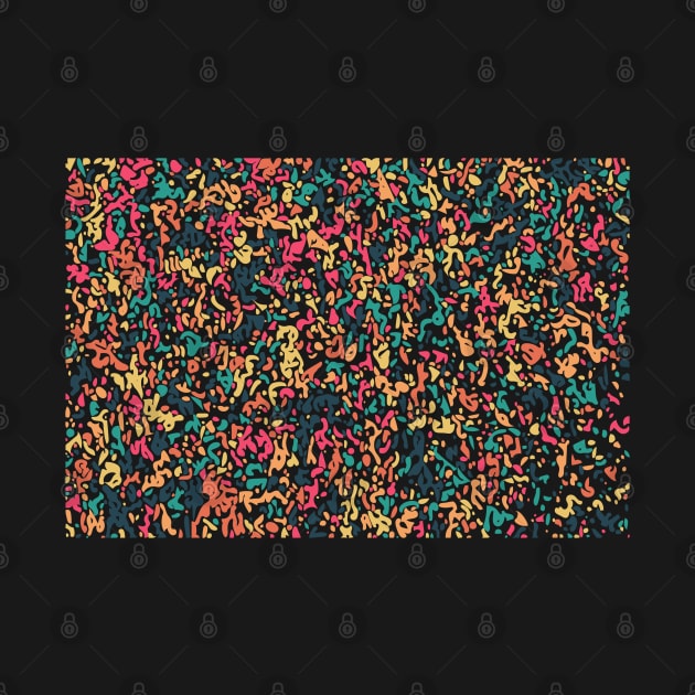 Abstract full color micro pattern by 13Lines Art