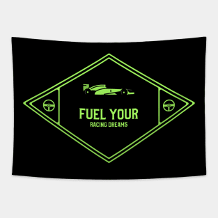 Fuel Your Car Racing Dreams Tapestry