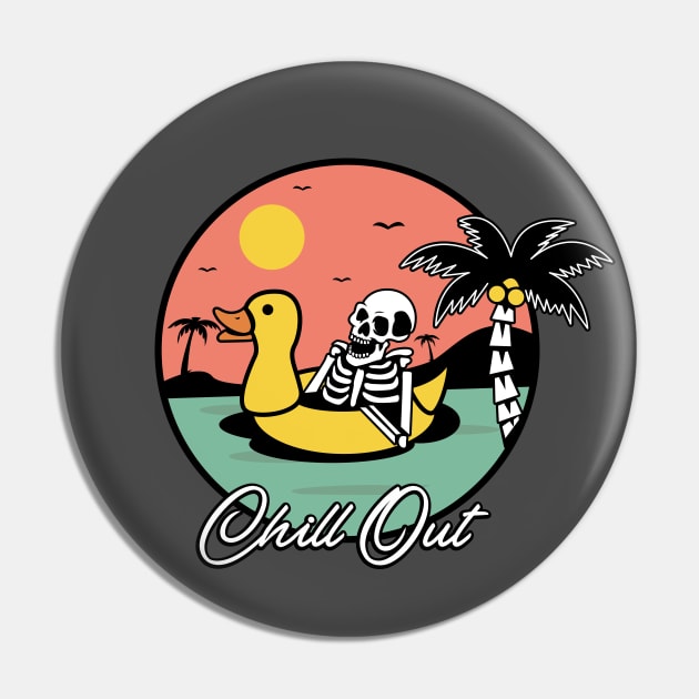 Chill Out Pin by NobleTeeShop