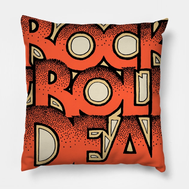 Rock and Roll is Dead Pillow by MasonJartinez