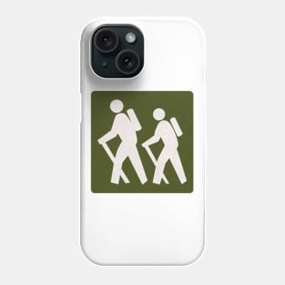 Outdoor Recreational Backbacking Road Sign Phone Case