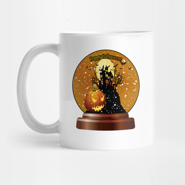 Happy Halloween Snow Globe Snow Globe Gift Mug Teepublic
