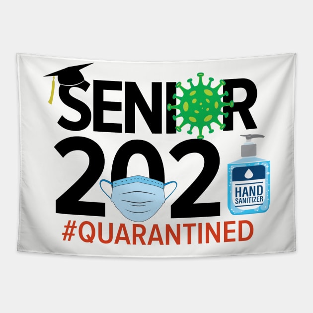 Senior 2021 - Class of 2021 Coronavirus Covid-19 Quarantined Tapestry by ericb