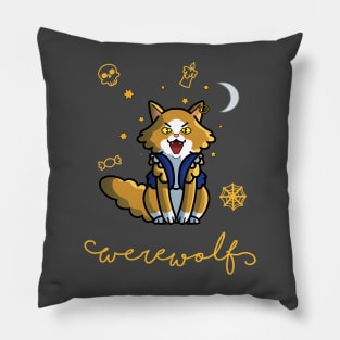 Werewolf Cat Pillow