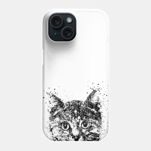 Peeking cat Phone Case