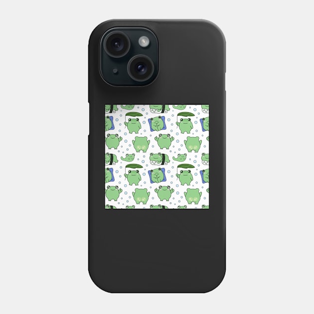 Cute Frogs Phone Case by edwardecho