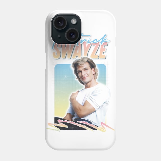 Patrick Swayze ∆ 90s Styled Retro Fan Design Phone Case by DankFutura