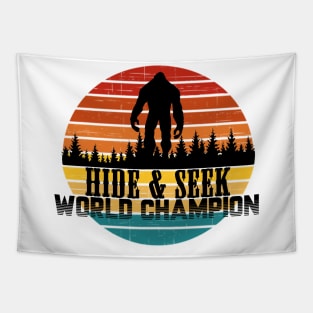 Undefeated World Champion Hide and Seek Tapestry