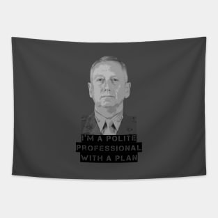 The Polite Professional with a Plan Tapestry