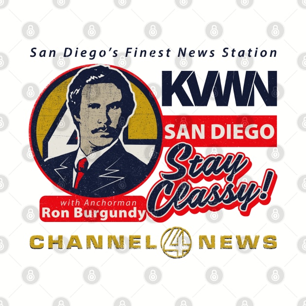 Channel 4 KVWN Stay Classy by Alema Art