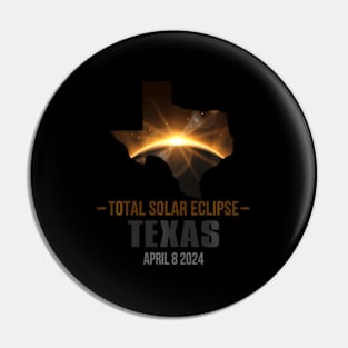 Texas Total Solar Eclipse 2024 Pin