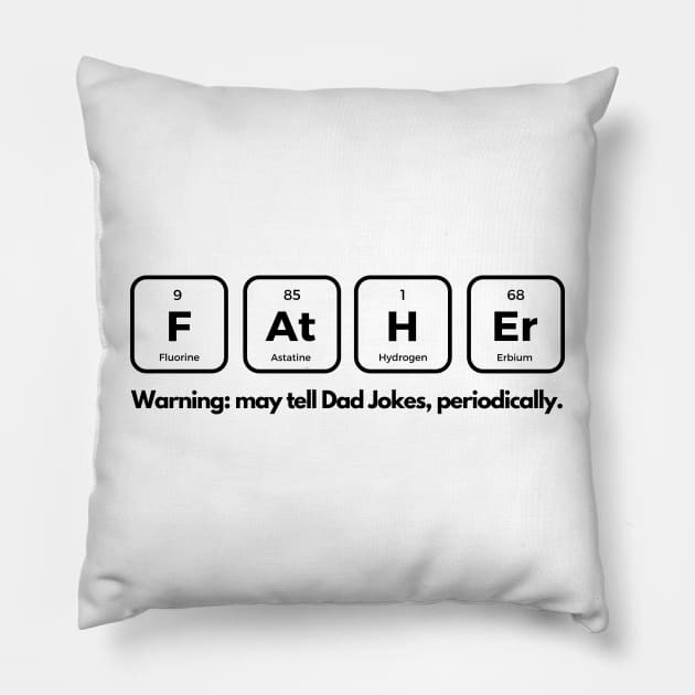 Fathers day | Funny Fathers day t-shirt | Dad joke | Gift for dad Pillow by Lunaly Creations 