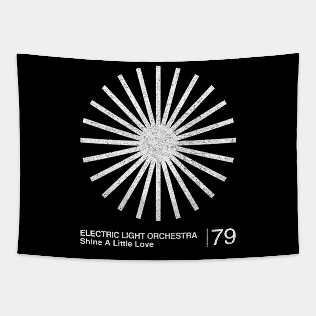 Shine A Little Love / Minimalist Graphic Artwork Design Tapestry by saudade