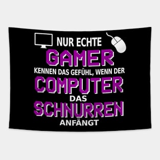 Gaming Computer Schnurren Zocker Tapestry