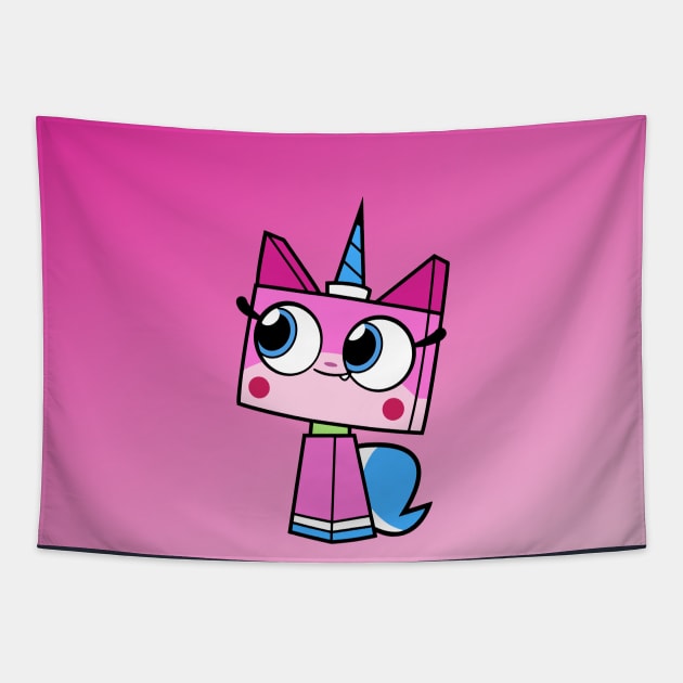 Unikitty Lego Tapestry by Bob Charl