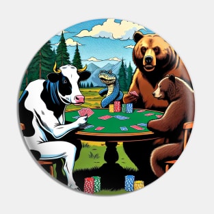 Animal poker Pin