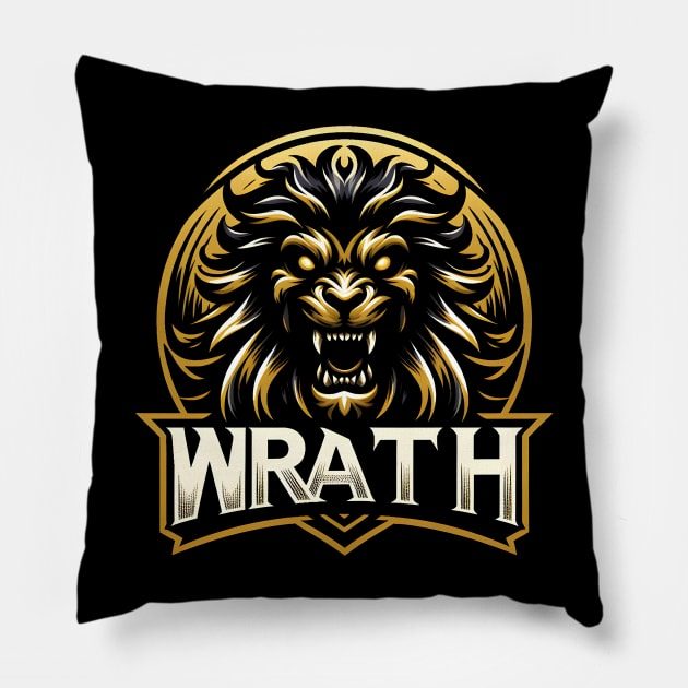 THE SIN OF WRATH Pillow by Papernime