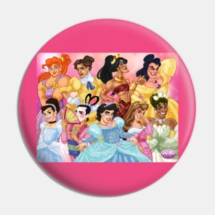 Princess Drag Queens Pin