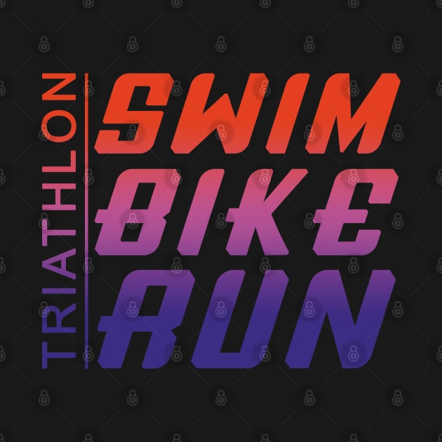 Swim Bike Run / triathlon by Wine4ndMilk