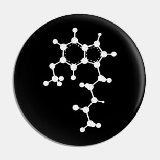 Melatonin Molecule Pin