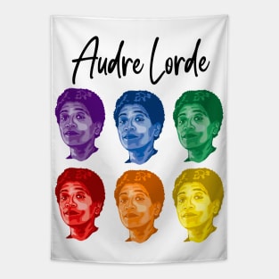 Audre Lorde Portrait and Quote Tapestry