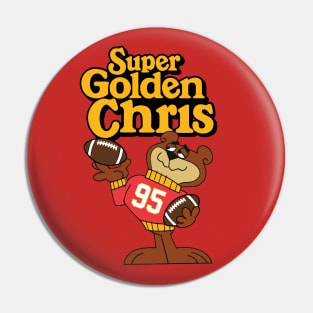 Super Golden Chris Jones Chiefs Pin
