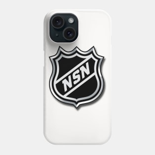 "No Skills Necessary" Hockey shield Phone Case