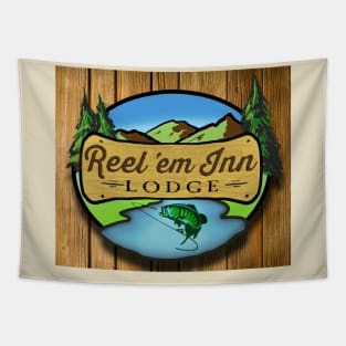 Reel 'Em Inn Lodge Tapestry