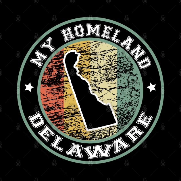 Homeland Delaware state USA vintage by LiquidLine