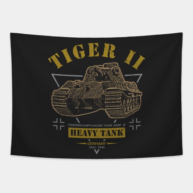 Tiger II Heavy Tank Tapestry by Military Style Designs