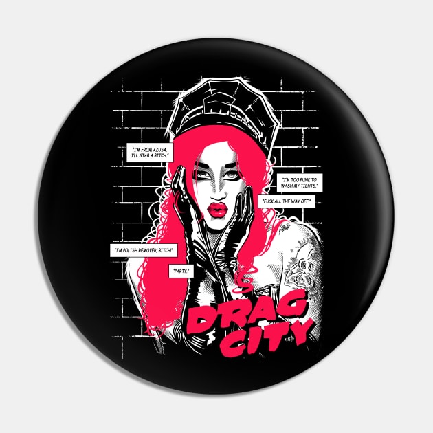 Drag City - Adore Delano Pin by GillesBone