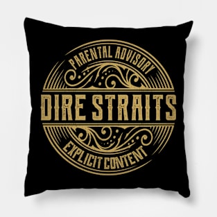 Dire Straits Vintage Ornament Pillow