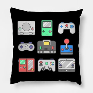 80s 90s Video Game controller Pillow