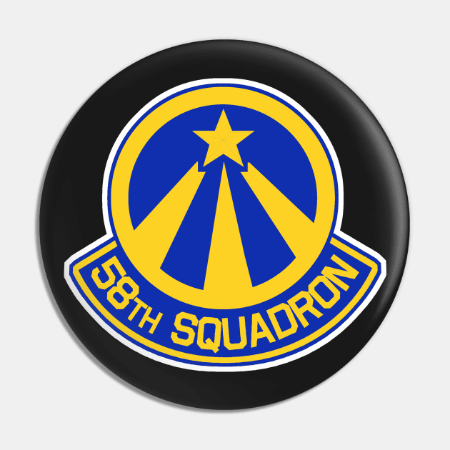 SAAB 58th Squadron Pin by PopCultureShirts