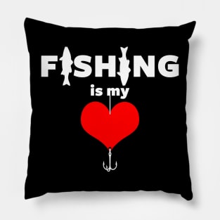 Fishing Flyfishing Aquarist Aquarium Hobbyist Fisherman Love Slogan Pillow