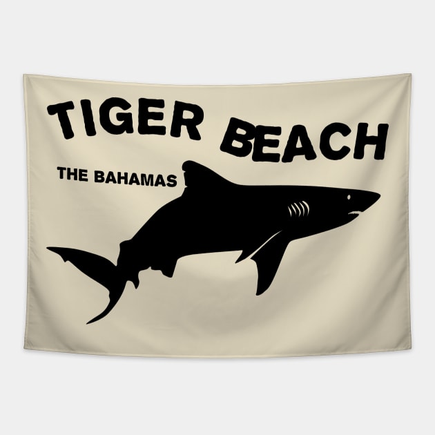 Shark Diving at Tiger Beach - Grand Bahama Island - the Bahamas Tapestry by TMBTM