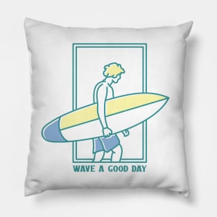 Wave a Good Day Pillow