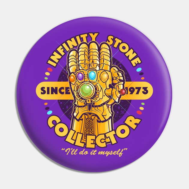 Stone Collector Pin by harebrained